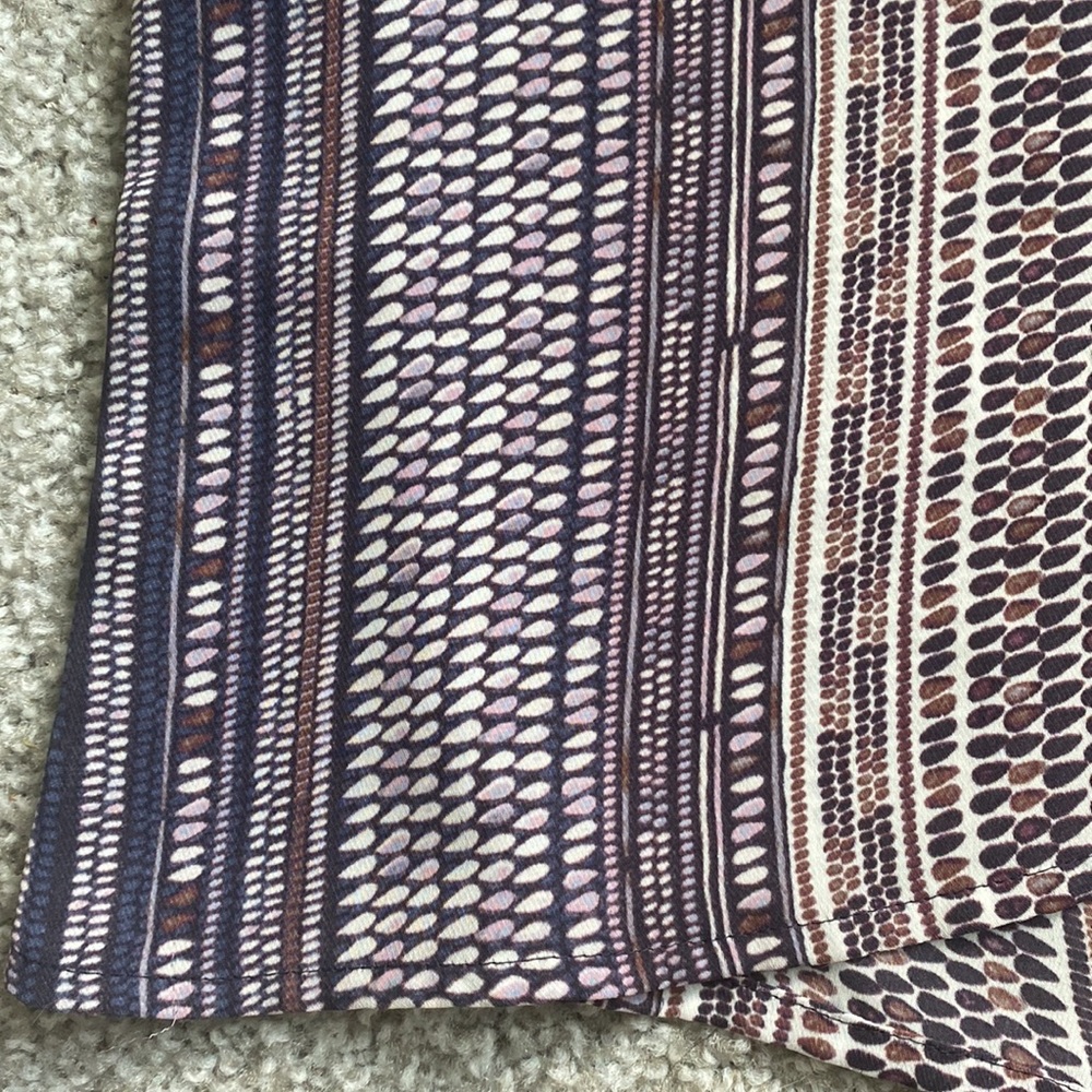 NIC + ZOE Walking On Midnight Striped Sleeveless Blouse - Picture 10 of 10